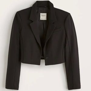 Black Cropped Blazer